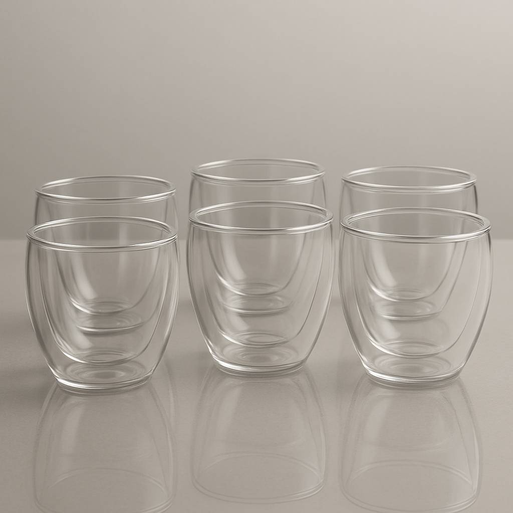 DuoGlass™ – Set of 2 Double-Walled Borosilicate Espresso Cups