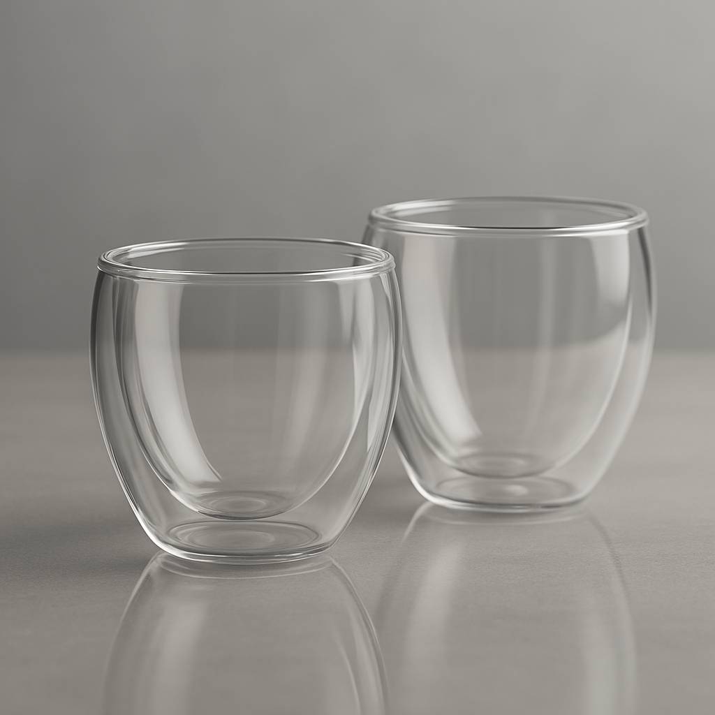 DuoGlass™ – Set of 2 Double-Walled Borosilicate Espresso Cups
